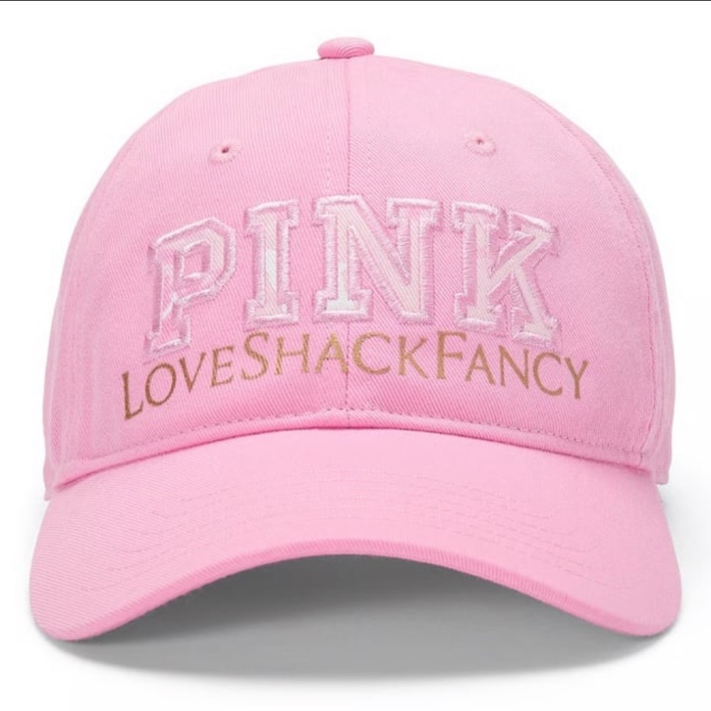 VS PINK x LOVESHACKFANCY Baseball Cap Hat Adjustable (PRICE IS FIRM)